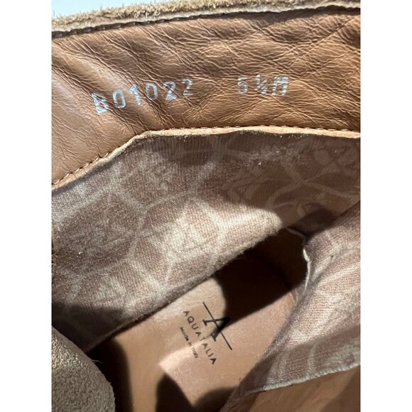 Aquatalia Harlyn Whiskey Suede Lace-Up Boot s size 5.5 - Picture 7 of 10